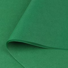 Плотная бумага тишью темно-зеленая 28 г/м², 100 листов, 50×75 см
