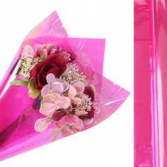 Пленка для цветов "Хамелеон" малиновая, 20 листов 50×70 см