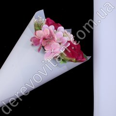 Калька для цветов в рулоне, светло-сиреневая, 0.6×8 м, код 029