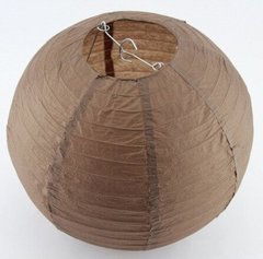 Подвесной бумажный фонарик, коричневый, 40 см