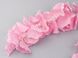 Гирлянда из шелковых лепестков и жемчуга, розовая, 1.47 м